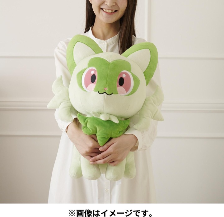 Actual product image Pokémon Sprigatito Life-Size Plush - 50 cm (50 cm)