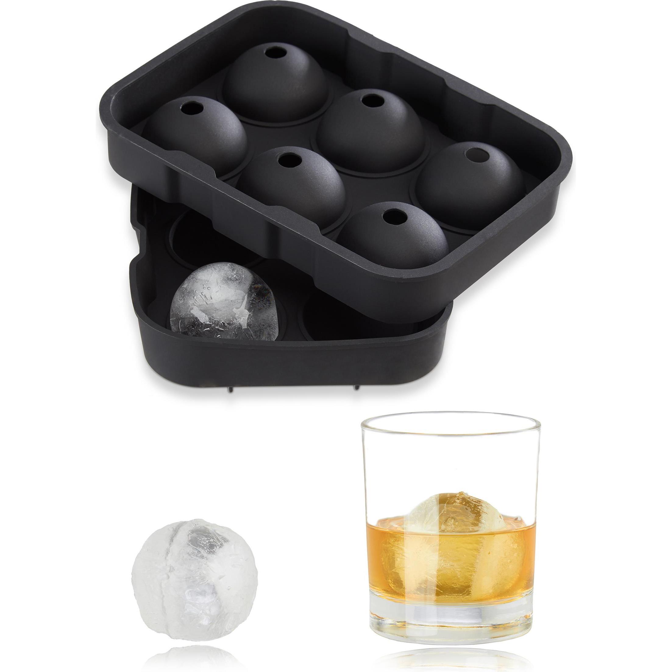 Relaxdays Eiskugelform, Eisherstellung, Schwarz