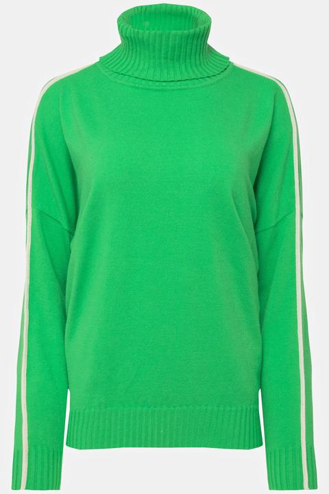 Produktbild Laurasøn Pullover, Stehkragen, Langarm, Schmuckstreifen (M)