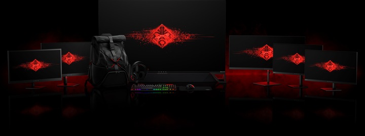 Actual product image HP Omen X 25f (1920 x 1080 pixels, 24.50")