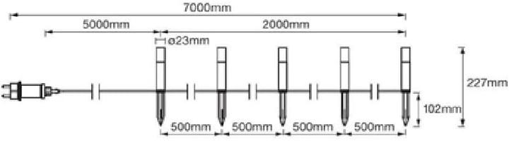Produktbild Osram LEDGartenleuchte Endura Garden Pole (IP44, IP65)