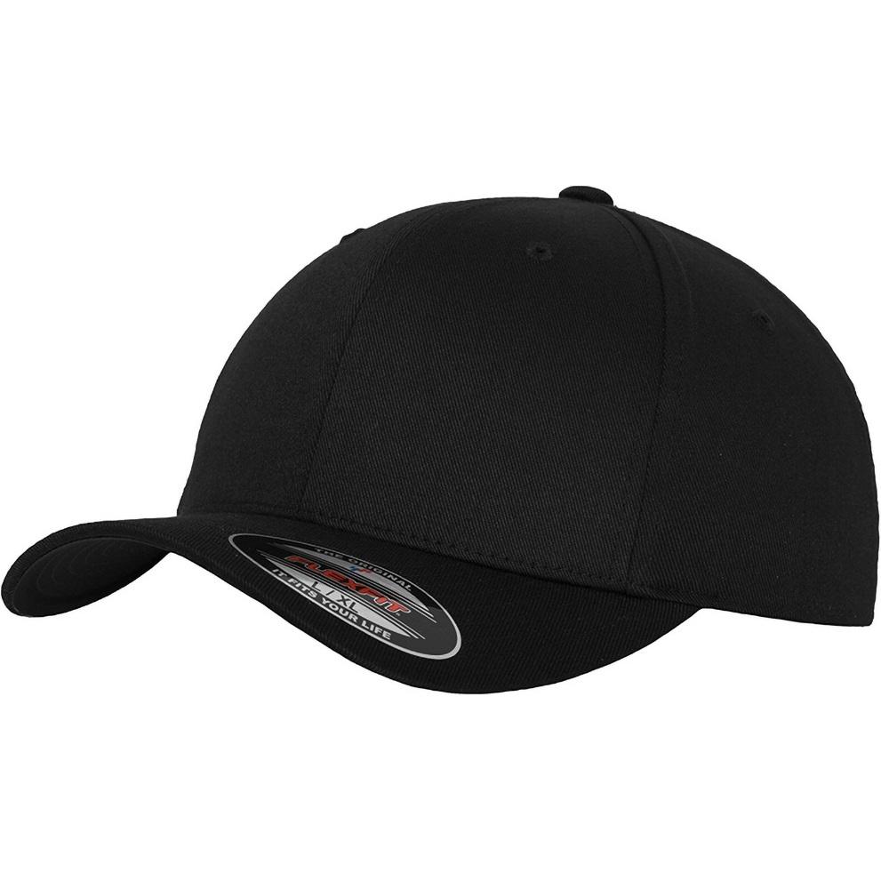Flexfit, Herren, Cap, Kappe, Schwarz, (One Size)