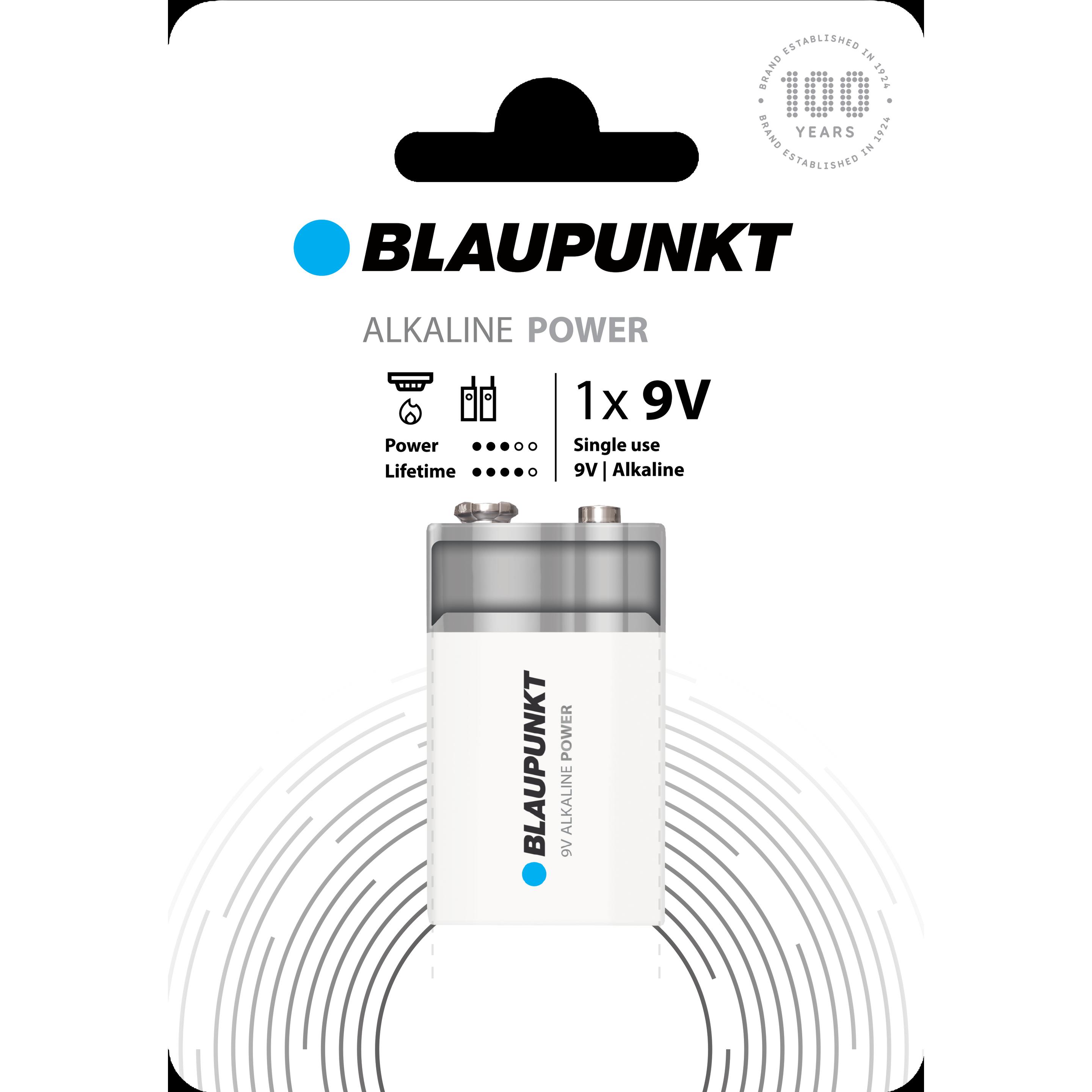 Blaupunkt Power 1x 6LR61 (9V) (1 Stk., 9V Block), Batterien + Akkus