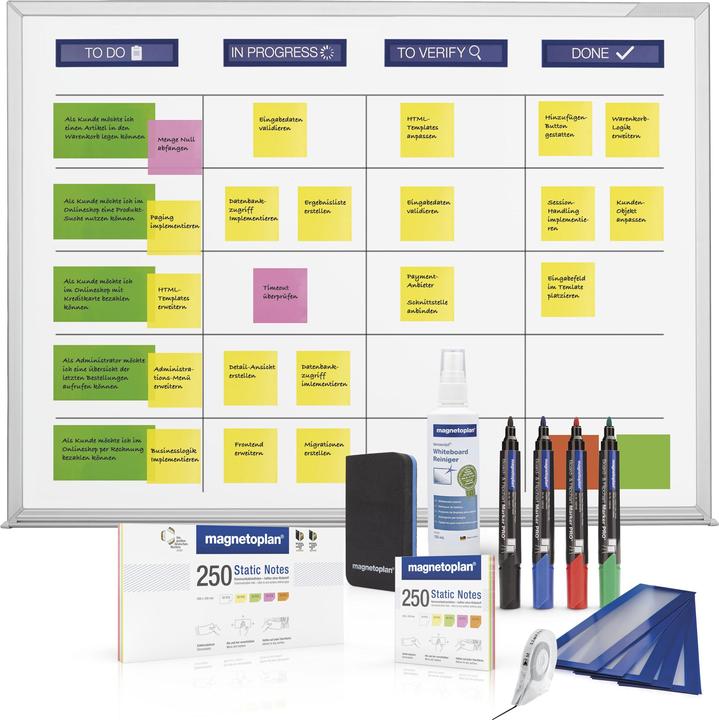 Produktbild Magnetoplan Scrumboard (120 x 90 cm)
