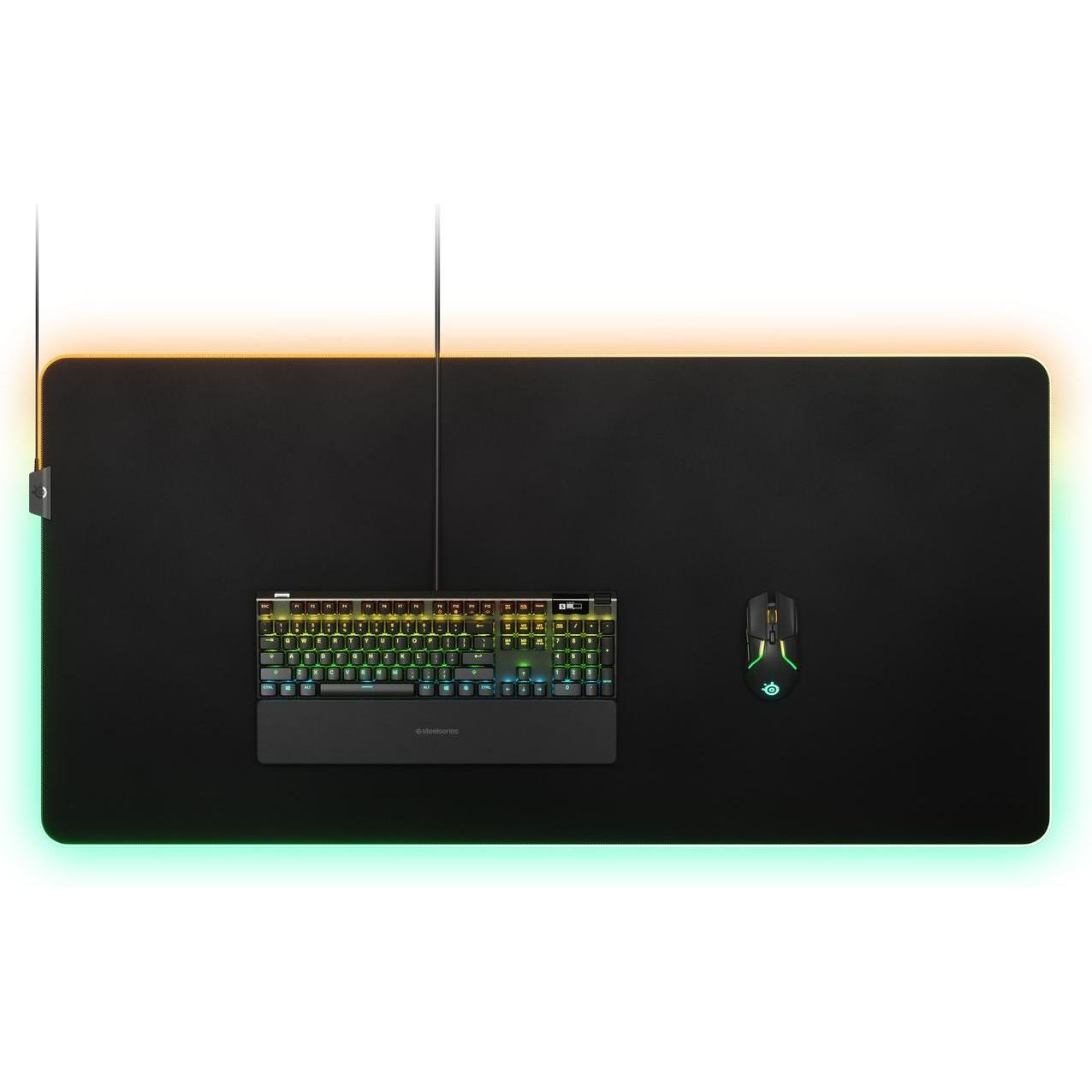 SteelSeries QcK Prism Cloth (3XL), Mausmatte, Schwarz