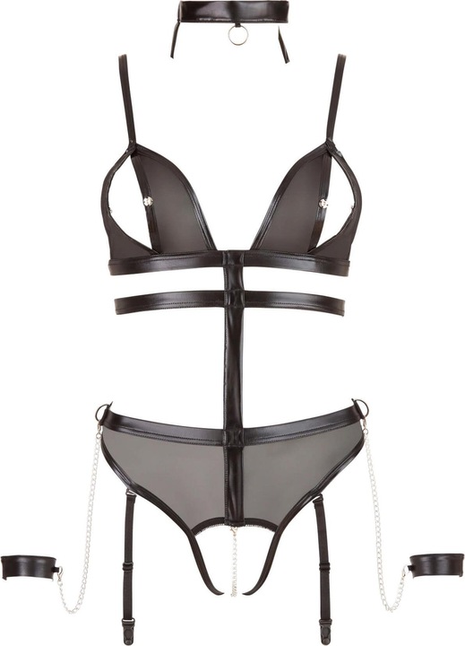 Produktbild Cottelli Collection Body ouvert mit Ketten (S)