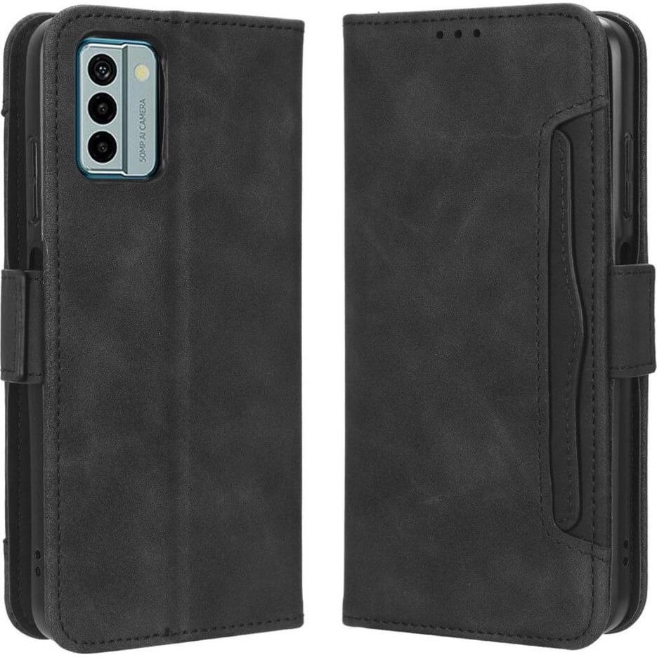 Cover-Discount Nokia G22 - Etui mit vielen Kartenfächer schwarz (Nokia G22), Smartphone Hülle, Schwarz