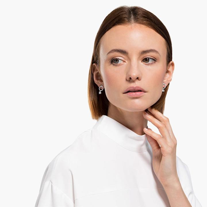 Actual product image Swarovski Attract Circle stud earrings (Metal)