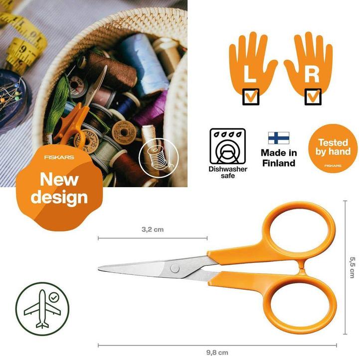 Produktbild Fiskars Classic Curved Manicure Scissors (10 cm)