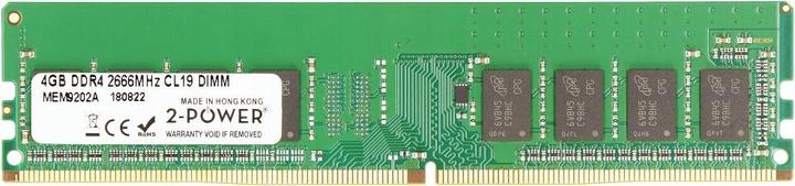 Image du produit 2-Power 4 Go DDR4 2666MHz CL19 DIMM (2666 MHz, RAM DDR4, DIMM)
