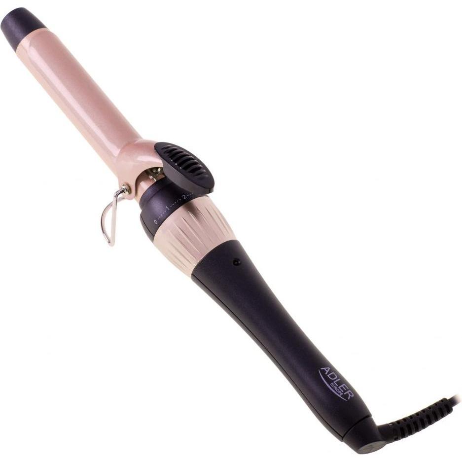 Adler, Lockenstab, AD 2117 Curling iron, Black/Pink (25 mm)