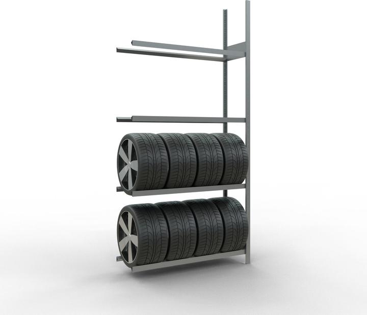 Produktbild Schulte Lagertechnik Räder-Anbauregal MULTIplus151