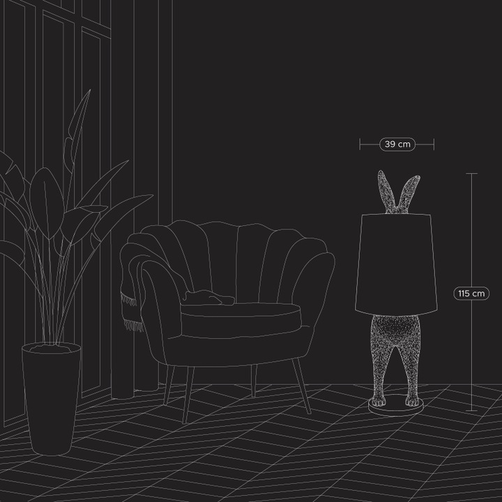 Produktbild Werner Voss Stehleuchte Hiding Rabbit (E27)