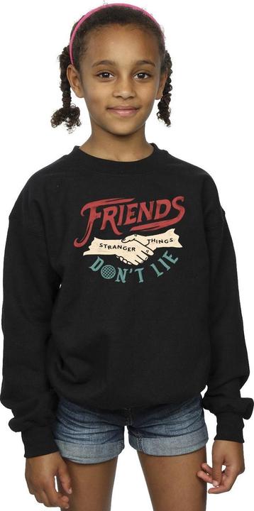 Produktbild Netflix Stranger Things Friends Don't Lie Hands Sweatshirt Mädchen (128)