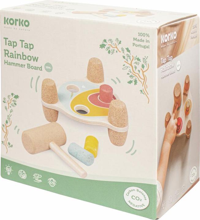 Actual product image Korko Tap Tap Rainbow - Hammer Board