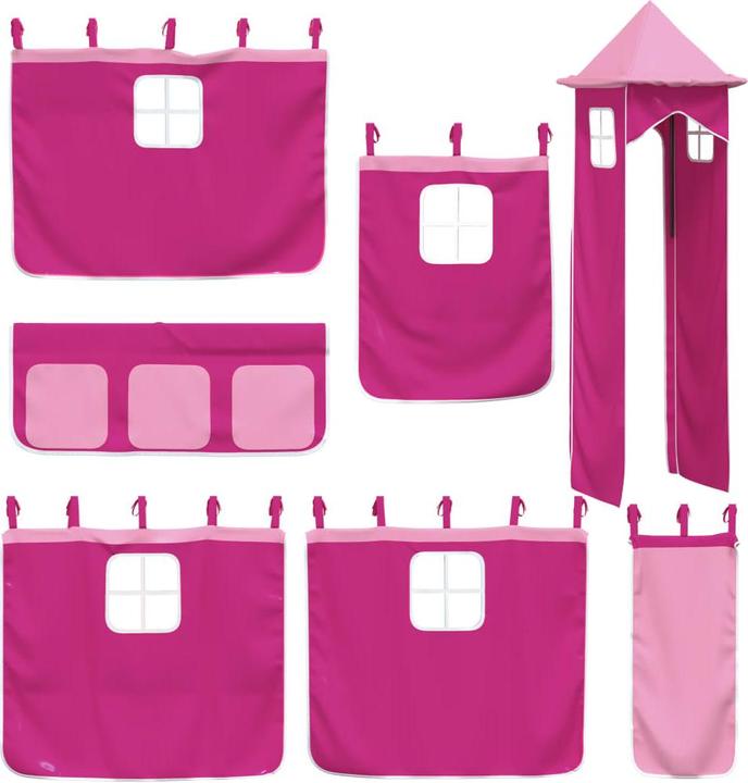 Actual product image vidaXL Children's loft bed with tower (90 x 200 cm)
