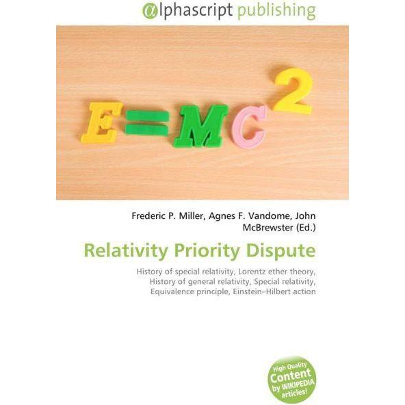 Relativity Priority Dispute, Fachbücher von John McBrewster, Agnes F. Vandome, Frederic P. Miller