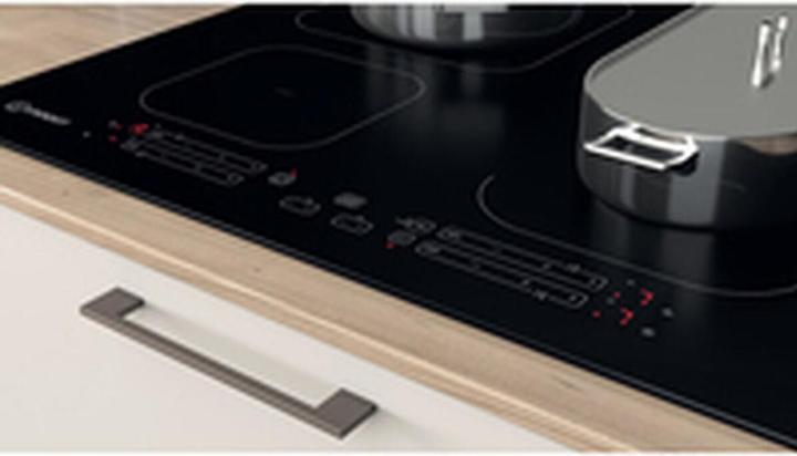 Actual product image Indesit IB 65B60 NE Black Integrated 59 cm Zone Induction Hob 4 Zone(s) (59 cm, Induction hob)