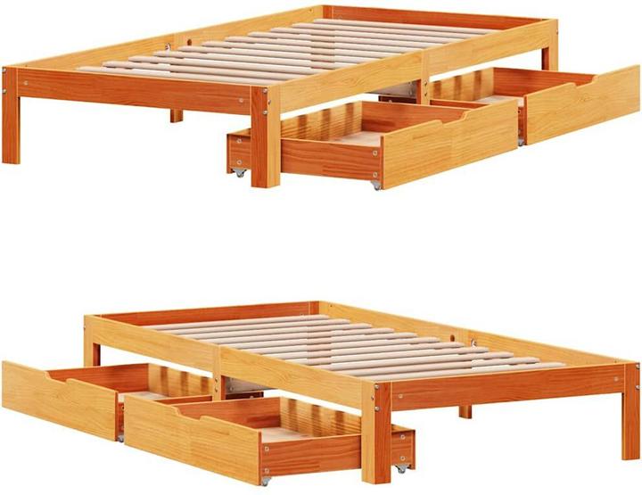 Actual product image vidaXL Bettrahmen (90 x 190 cm)