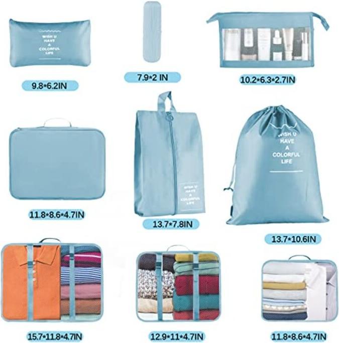 Produktbild Only-Bags.Store Koffer Organizer Set 10 Stück Packing Cubes Set Koffer Organizer Set Packing Cubes