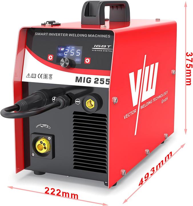 Image du produit Vector Welding MIG 255 Schweissgerät mit IGBT-Technologie (Soudeur à onduleur)