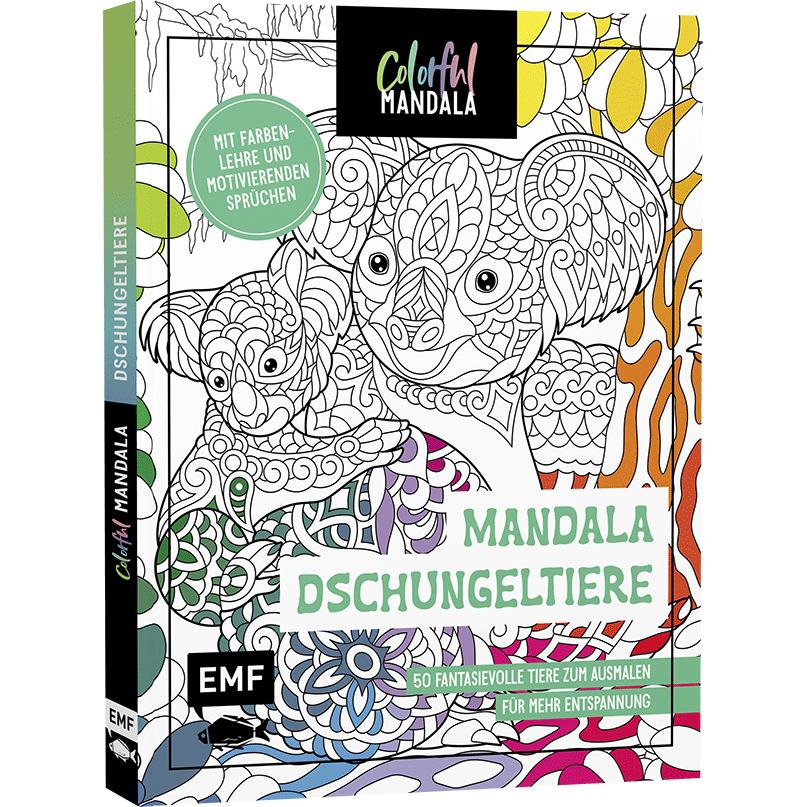 Thumbnail - Edition Fischer Colorful Mandala – Mandala – Dschungeltiere