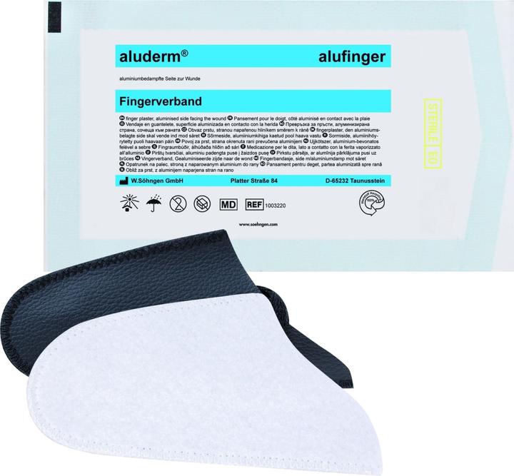 Produktbild Söhngen aluderm- alufinger Set 1, Fingerverband & Kunstlederfingerling