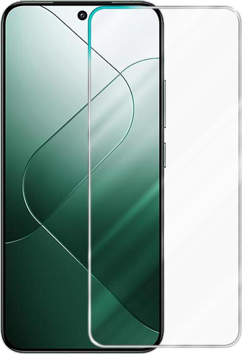 Actual product image Cadorabo Tempered Glass for Xiaomi 14 Fullcover 3x Pack (3 pcs., Xiaomi 14)