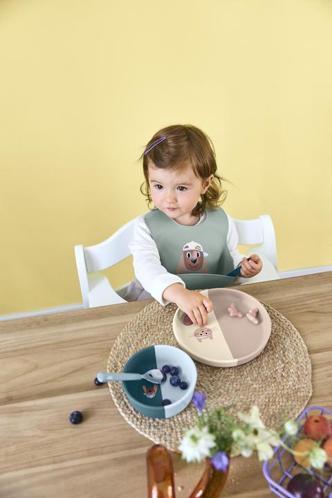 Produktbild Lässig Kinderteller Tiny Team Cat Braun/Beige