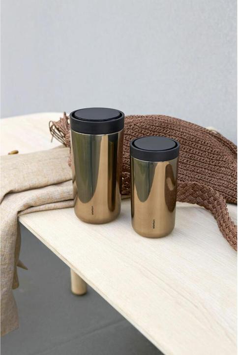 Produktbild Stelton To Go Click Thermo Cup 200 ml - Dark gold (675-41) (0.20 l)
