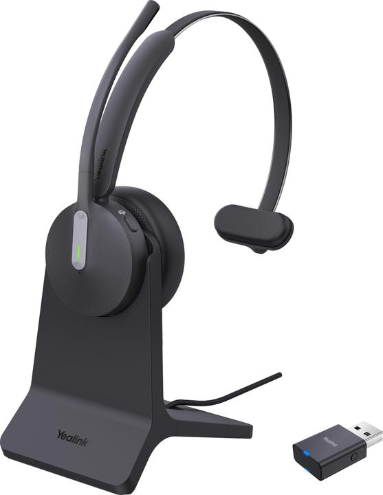 Yealink WH64 Hybride Mono Teams met laadstation (Draadloze, USB-C)