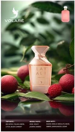 Actual product image Mamlakat Al Oud Layali Amber Lychee (Eau de parfum, 100 ml)