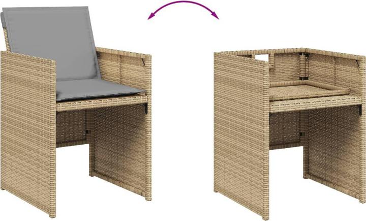 Produktbild vidaXL Garten Essgruppe (275 x 106 x 73 cm)