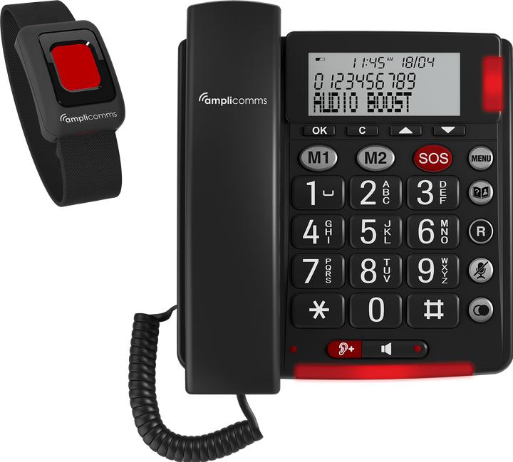 amplicom BigTel 50 Alarm Plus Notrufarmband Duo