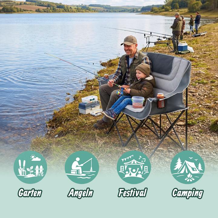 Produktbild Relaxdays Camping-Bank