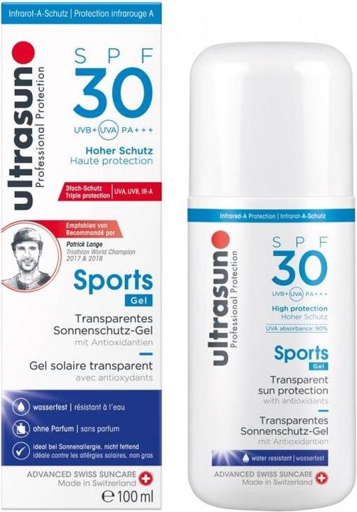 Actual product image Ultrasun Sports Gel (Suntan cream, SPF 30, 200 ml, 230 g)