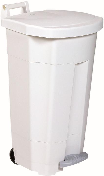 Rossignol Portarifiuti Portarifiuti mobile BOOGY 90 l bianco concetto HACCP - per magazzini (90 l)