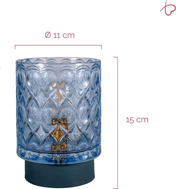 Actual product image Pauleen Chic Glamour mobile table lamp (25 lm, E14)