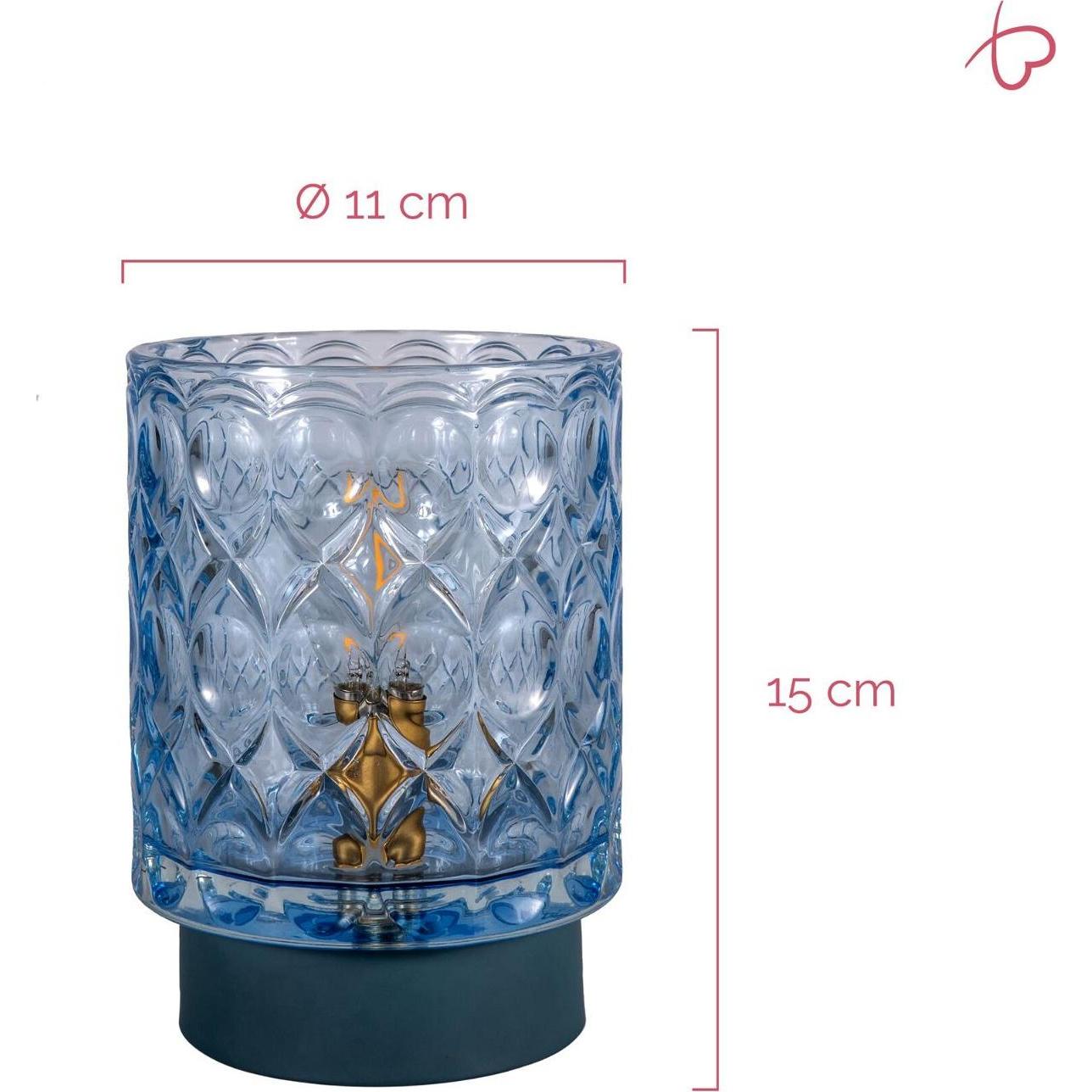 Thumbnail - Pauleen, Tischlampe, Mobile Tischleuchte Chic Glamour (25 lm, E14)