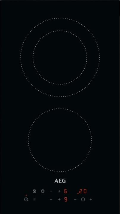 Image du produit AEG HRB32310CB 3000 Domino / Table de cuisson vitrocéramique autonome / 30 cm