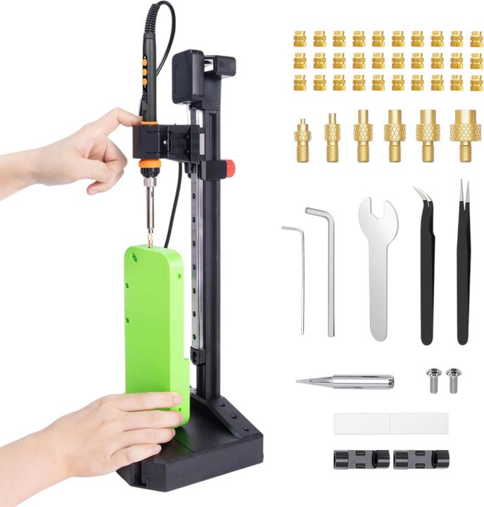 Image du produit Purecrea Gewindeeinsatz Presse Kit Pro mit Lötkolben und Zubehör (Accessoire)