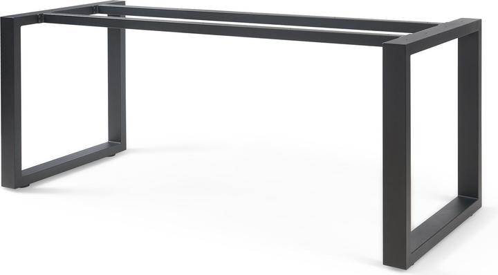 En.Casa Tischgestell Vestmalu Stahl 120x70x72 cm Schwarz