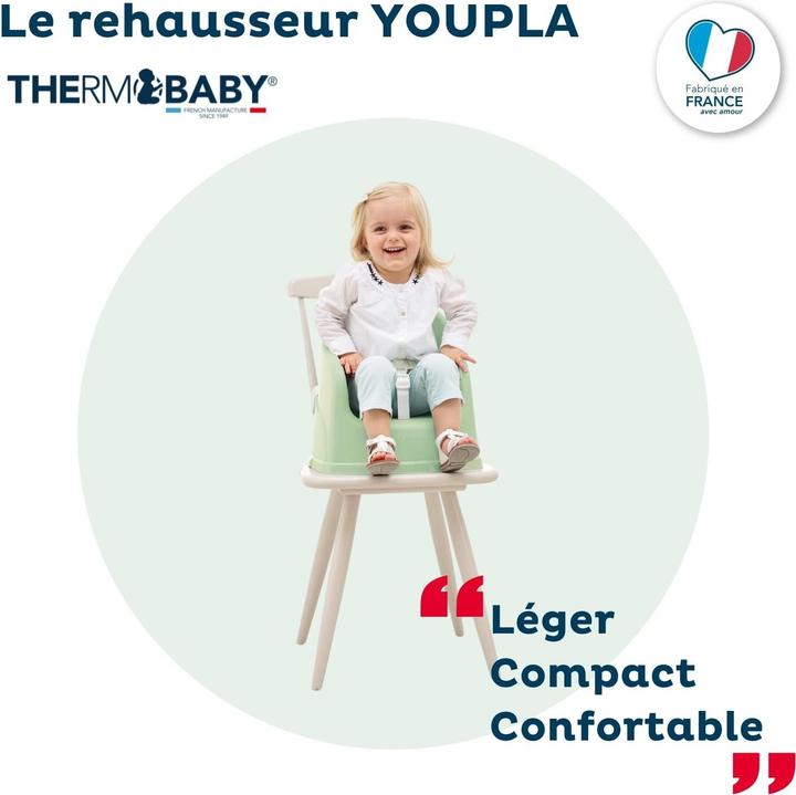 Immagine prodotto Thermobaby Seggiolino Youpla con vassoio verde celeste