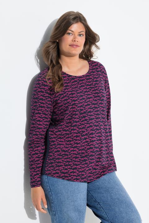 Actual product image Laurasøn Fish Print Long Sleeve Tee (54)