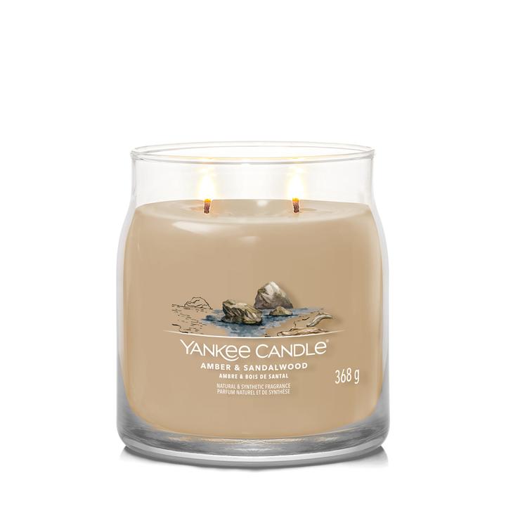 Actual product image Yankee Candle Amber & Sandalwood medium (368g) (368 g)