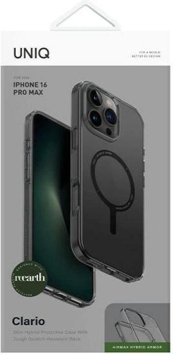 Produktbild Uniq etui Clario iPhone 16 Pro Max 6.9" Magclick Charging dymny/smoke (Apple iPhone 16 Pro Max)