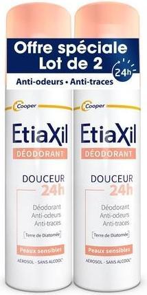 Image du produit Etiaxil Gentle Deodorant 48h 150ml - Pack of 2 (Spray, 150 ml)