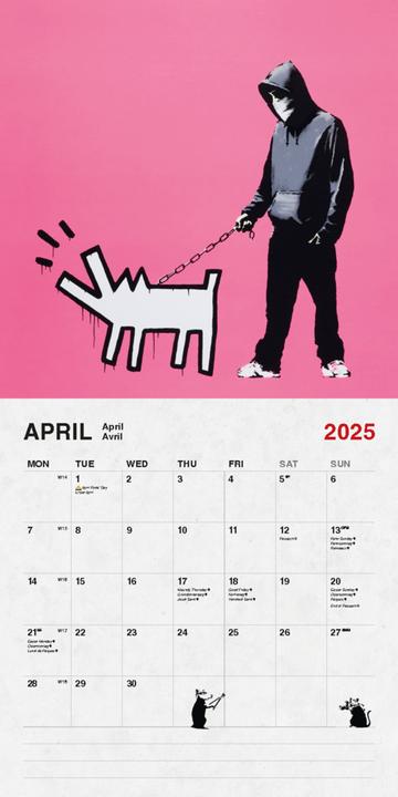 Produktbild Banksy Kalender 2025