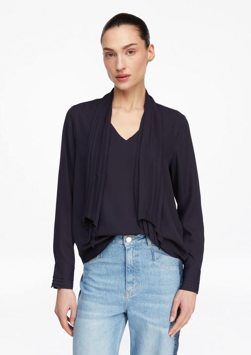 Immagine prodotto Comma Chiffon-Bluse mit plissierter Schluppe (46)