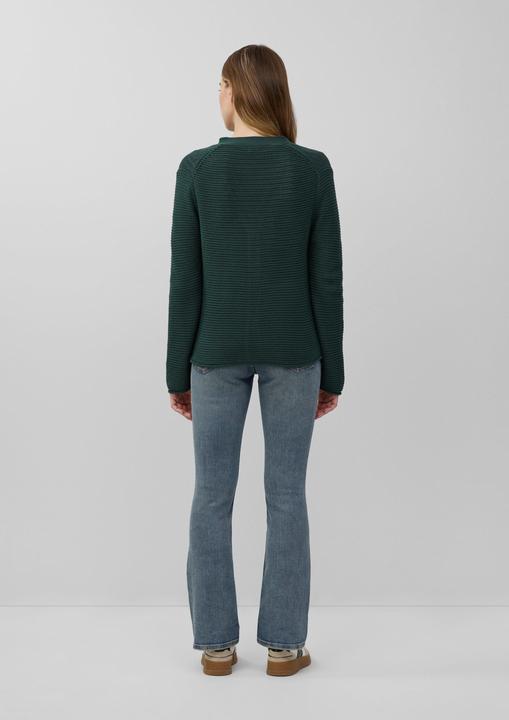 Produktbild s.Oliver Strickjacke Strickjacke in Ripp-Optik mit Knopfleiste (48)